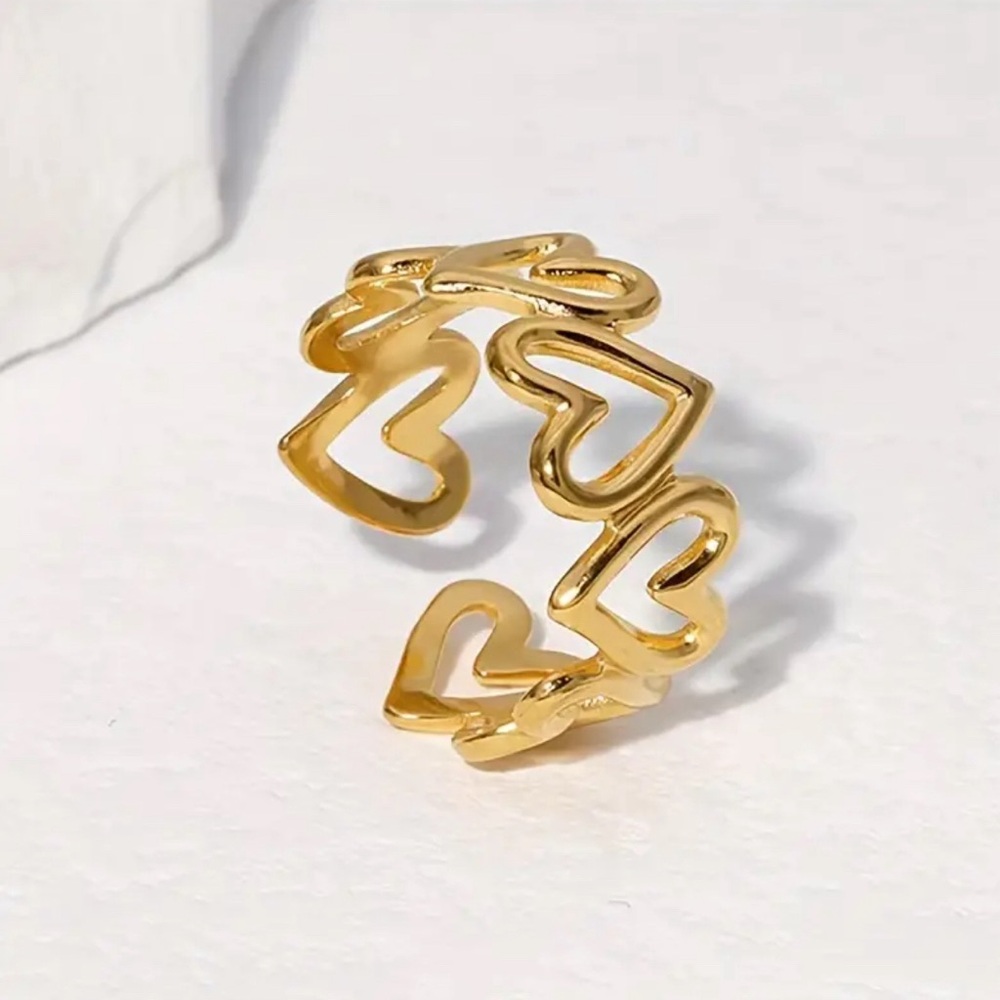 Stainless Steel Heart Ring